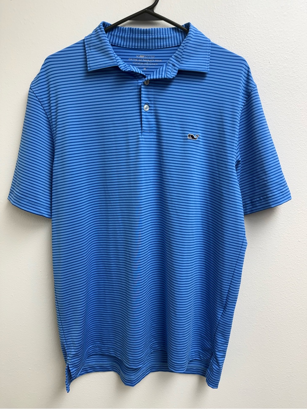 Vineyard Vines  On The Go Sankaty Blue Polo Shirt